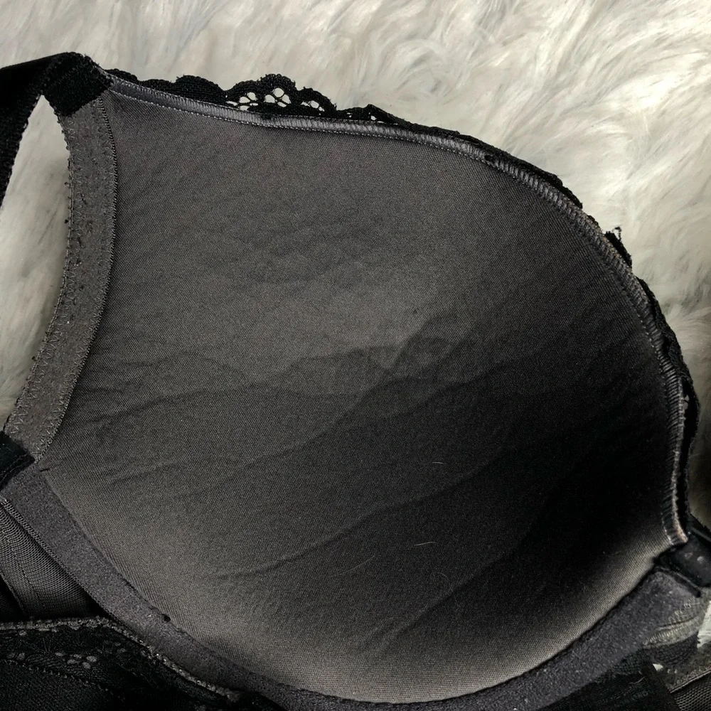 Torrid Black Lace Underwire Bra with Adjustable Straps